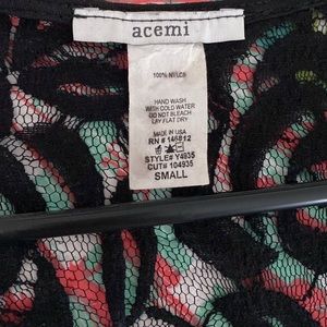 Long, black cover-up